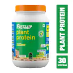 Fast&Up Vegan Plant Protein For Everyday Fitness & Nutrition ( 30 serving | Caramel Coffee )