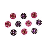 Comet Busters Pink, Purple Stone Bindi For Women