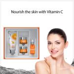 DR.Rashel Vitamin C Skin Care Series Enriched with the Goodness of Vitamin C and Hyaluronic Acid | Suitable for Skin Brightening & Anti-Aging | Facial Cleanser, Day Cream, Night Cream, Face Serum