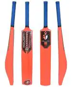 Triumph Plastic bat, Plastic bat Full Size, Plastic Cricket bat for Tennis Balls & Wind Balls, Plastic bat for 15 + Years (Orange)