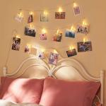 Zyronex Photo Clip LED String Lights for Photo Hanging, Birthday, Festival, Wedding, Party for Home, Patio, Lawn, Restaurants Home Decoration (PCS 10 & Set OF 1)
