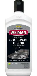 Weiman Stainless Steel Sink Cleaner & Polish, 8 fl oz by Weiman