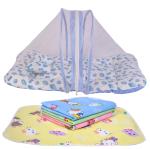 Kwitchy New Born Baby Mosquito Net Bed With Bed Protector