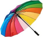 HARVI ENTERPRISE Rainbow Umbrella, Rainbow Umbrella Large, Compact, Windproof, Rainbow Umbrella for Kids, Girls, Women, Men (Big Size)