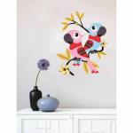 Customscart Large Self Adhesive Parrot Wall Sticker57 cm