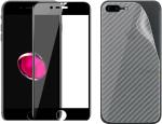 Ragro Black Front And Back Tempered Glass For Apple Iphone 8 Plus (Combo Of 2)
