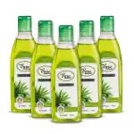 VARSO Aloe Vera Hair Oil | Triple Blend Stick-Free Hair Oil to Repair Damage | With Almond Oil and Vitamin E | Perfect for All Hair Types | Suitable for Men and Women - 100ml (Pack of 5)