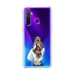Emble Designer Clear Tranperant Silicone Case For Realme Narzo 10 -Design A4 ( TPU | Soft , Realme Narzo 10 | Multicolor )