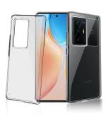 Golden Sands for Vivo X70 Pro Plus + Case - Ice Crystal Hybrid, Yellow Resistant Coating, Shockproof Slim Back Cover, Transparent PC Military Grade TPU [Not for Vivo X70 Pro], Black Clear