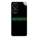 GADGETSWRAP Printed Vinyl Skin Sticker for Vivo Y100 (5G) - Disconnected Disconnect Inscription