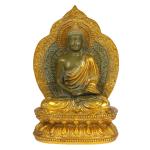 ARTVARKO Decorative Brass Buddha Meditation Statue - 10.5 inch