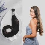 Hair Originals 100% Natural Human Hair I Tip Hair Extension- 22 Inches, 100 Strands, Jet Black