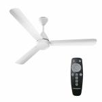 Crompton Energion Hyperjet 5 Star 1200mm 3 Blade BLDC Motor Ceiling Fan with Remote (Opal White)