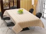 Haulorium Faun Polyester Self Design 6-Seater Table Cover