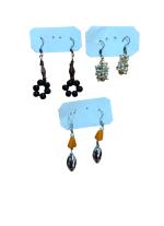 Mayilirahu Handicrafts Handmade Stylish Attractive Earrings Pack of 3