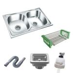 ZAP SS-304 Grade Matte Finish Single Bowl Kitchen Sink 30 x 18 x 10 inch