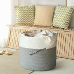 Textile and Beyond boho storage Jute laundry basket hamper baby gifts for kids toys,living room,bathroom,kitchen 2.21