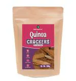 NatureOnus Quinoa Crackers - 100Gms (Pack of 2) | Baked, Vegan, Gluten Free, Sugar Free, Soy Free, Rice Flour Free, Nut Free | Only BAKED - NO OIL