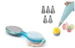 Urban Buy Multicolor Steel Nozzle And Pedicure Kitchen Tool Set 7 pc