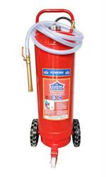 Eco Fire Dry Powder Dcp Trolly Mounted Type Fire Extinguisher, 50 Kg