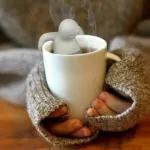 KitchenFest Silicone Tea Strainer Food Grade Silica Gel Tea Filter Cute Mr. Man Shaped Infuser. 1 Pc