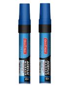 SONI OFFICE MATE Jumbo Acrylic Markers (Set of 2, Blue)