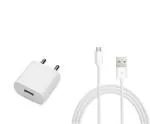 Webilla Wall Charger Accessory Combo For Vivo V7 Plus (White)