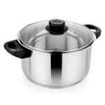 Prabha Heavy Gauge- Encapsulated Base Stainless Steel Cook and Serve Casserole 3.5, 20 cm Diameter