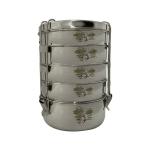 FUTENSILS 6 Tier Lunch Kit Clip Model Tiffin Box 21.6 cm
