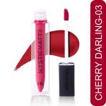veloxveda MysticMatte Water & Smudge-Proof Lipstick | Enriched with Vitamin E & Jojoba Oil (CHERRY DARLING) 5 ml