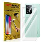 FCS PET Glossy Moble Back Screen Protector for OPPO A57 | Self Healing Flexible Glossy Unbreakable Soft Hydrogel Film Anti-Scratch Glossy Screen Guard | Back Skin TPU