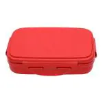 JAYPEE Stainless Steel Insulated Lunch Box Wavesteel Sr. Red, 600 ml , Suitable for school
