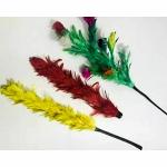 WIZERDY JUMBO FEATHER FLOWER DUSTER COLOR CHANGE MAGIC TRICK FOR MAGIC SHOW | COLOR-MULTICOLOR