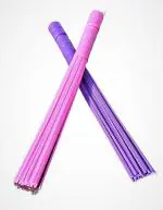 ShopiMoz Plastic Broom For Bathroom, Toilet, Kitchen & Home Floor Cleaning | Long Handle Plastic Seekh Jhadu | Multicolor (hard_floor) Pack Of 2