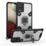 Empire Accessories Samsung M12 Transparent Polycarbonate Back Cover Phone Cases With A Stand Ring Holder