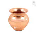 SHINI LIFESTYLE COPPER Kalash, lota, Tambe ka lota, good lota, for pooja purposes 8 cm