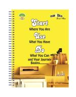 Amblitz Spiral Notebook - Ruled | 300 Pages| Pack of 5 | A4 Size| Ruled - Single Line| Premium Lite | Single Subject Notebook|