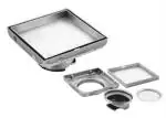 Thoisewelt Silver Stainless Steel Tiles Cutting Insert Floor Water Drain Grating Jali