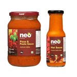 Neo Pizza Pasta Sauce 500g & Hot Sauce 215g (Each 1)