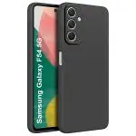 Fashionury Back Cover Case for Samsung Galaxy F54 5G | Matte Soft Silicon Flexible | Camera Bump Protection | All Side Shock Proof Rubberised Back Case Cover for Samsung Galaxy F54 5G Black