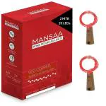 MANSAA M44 Bottle Cork LED String Light | 2 Meter 20 LEDs | Red Color | LR44 Battery Operated | Wine Bottles LED Light | Pack of 2