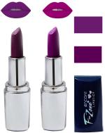 OUR BEAUTY Multicolor Creamy Matte Moisturising Lipstick Ks123 (Set Of 2)