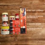 Prabhupriya Surya Uday (Roli (In Jar), Moli, Naamya Agarbatti, Dhoopbatti-rose, Chandan Powder (In Jar), Elaichi dana (In Jar) & Kapur Free Gift for Home (Pack of 7)