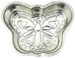DiBha Silver Aluminium Butterfly Shape Cake Mould for 750 Grams of Cake