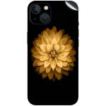 GADGETSWRAP Printed Vinyl Skin Sticker for iPhone 15 Plus - Golden Lotus Flower