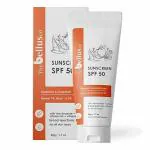 Thebellusco Sunscreen for Oily Skin SPF 50 and PA++++, Non Sticky, Light Weight, No White Cast, Broad Spectrum with Niacinamide and Retinol, UVA and UVB Protection - 50g