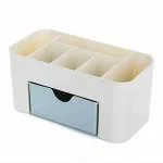 UPKARANWALE Mini makeup organizer Cosmetics Case Lipstick Small Box with small drawers multi-function storage box ( 22 X 10 X 10.3 cm )