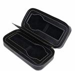 Hypexa Watch Box, Watch Case for Men - Luxury Watch Organizer with Glass Top, Smooth faux leather