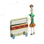 KREATIVE HOUSE Metal Napkin Holder Showoiece Design Doll Stand Hold for Kitchen/Dinning Table/Dinning Room Colour - Multi