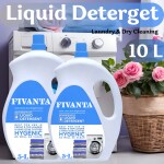 fivanta Surf Excel Liquid Detergent Blue 10Liter For Top load Washing | No Soda Formula | with Added Fabric Conditioner